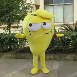 Performance Mango Mascot Costume Top Quality Christmas Halloween Fancy Party Dress Cartoon Character Outfit Suit Carnival Unisex Outfit