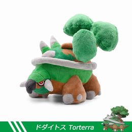 Hurtownia wypchana elfin Seria kieszonkowa las Forest Turtle Plush Toy Children's Playmate Playmate Holiday Gift Diving Auth