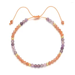 Strand ZMZY Chakra Perline Bracciale in cristallo energetico Agate naturali Pietra Turchesi Braccialetti per donna Uomo Gioielli fatti a mano Yoga