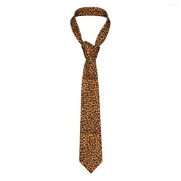 Bow Ties Leopard Print Animal Skin Novelty Neck Tie Mens Classic Necktie For Wedding Groom Missions Dance Gifts