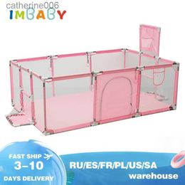 Baby Rail IMBABY Baby Playpen for 0-6 Years for Children Large Dry Pool Baby Playpen Safety Indoor Barriers Home Playground ParkL231027