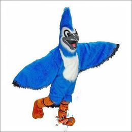 2024 Halloween Blue Jay Mascot Costume Cartoon Anime theme character Adult Size Christmas Carnival Birthday Party Fancy Outfit