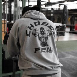 Men's Jackets Men's Winter Gyms Cotton Hoodie Fitness Bodybuilding Sweatshirt Jacket High Kangaroo Pockets Quality brand Hoodie Clothing 231027