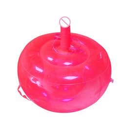 Bondage Unisex Inflatable Round Cushion Can Put In Dildo or Vagina Easy To Store Sex Furniture Couples Flirting Adult Games 3P Sex sofa 231027