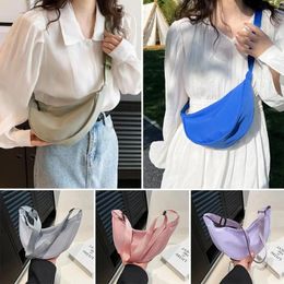Evening Bags Nylon Crossbody Bag For Women Fashion Portable Casual Hobos Sport Chest Pouch Underarm Students Dumpling Shape Shoulder