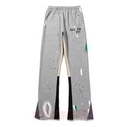 Gallerydept Pants Elastic Waist Pants Paint Graffiti Gallerydept Mens Trousers Designer Cargo Pants For Woman Casual Joggers Pants Gallerydept Sweatpants 8172