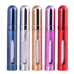 Free shipping 12ML Aluminium Travel Atomizer Refillable Spray Empty Perfume Bottle 100pcs/lot