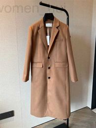 Women's Jackets designer 2023 Autumn/Winter New Nanyou Gaoding CE Old Money Style 3D Beaded Edge Loose Brown Series Woolen Coat 169K