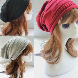 Woman Wool Hat Lady Winter Warm Beanies Knitted Hats 5 Colors Home Fashion Unisex Man Casual Hat