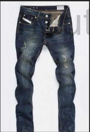 Ripped Biker Leather Patchwork Fit Moto Denim Joggers for Male Distressed Pants
