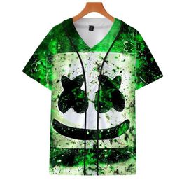 Men's T-Shirts Candy Band DJ Baseball T-shirt Hip Hop Top Shirt Rapper 3d Print Summer Breathable Tshirt Women Tees Plus Size2767