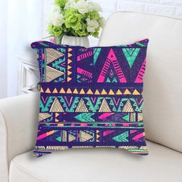 Pillow Geometric Case Linen S Decorative Comfortable Cover Pillowcase Bohemian Colourful Covers