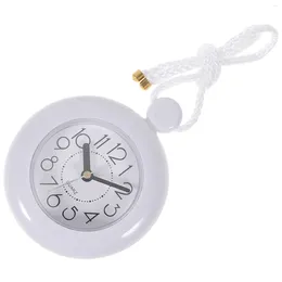 Wall Clocks Rural Bathroom Waterproof Clock Silent Timer Vintage Plastic Hanging