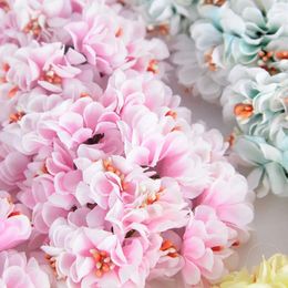 Decorative Flowers 72pcs Silk Stamen Artificial Flower Bouquet For Wedding Home Decoration DIY Handmade Wreath Gift Scrapbooking Craft Fake