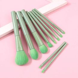 Makeup Brushes Set 10pcs Professional Synthetic Hair Powder Foundation Blush Eyeshadow Make Up Brush Maquiagem