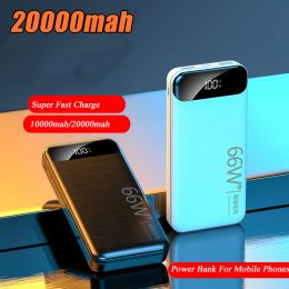 66W Super Fast Charging 20000mAh Power Bank for Huawei Samsung External Battery Charger for iPhone 12 Xiaomi Portable Powerbank