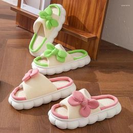 Slippers Women Wen Cute Cartoon Soft Cloud Platform Indoor Shoes Summer Female Home Slides Thick Sole Sandals Male House Slipper