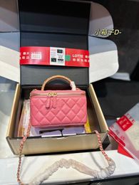 5A quality High Luxurys Designers Shoulder Bags C Handbags Fashion womens cross body mini lipstick box bag Clutch Totes ladies Purses Wallet crossbody Handbag