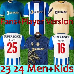 23 24 FC Porto CAMPEOES 2023 2024 Camisa SPECIALTitulos Futebol Clube Porto LUIS DIAZ MATHEUS MEHDI Maillots De Foot MAREGA Soccer jersey kit SERGIO Football jerseys