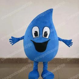 Performance Water Drop Mascot Costume Top Quality Christmas Halloween Fancy Party Dress Cartoon Character Outfit Suit Carnival Unisex Outfit