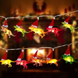Christmas Decorations Dinosaur String Light Merry For Home 2023 Navidad Decor Kerst Noel Xmas Tree Ornaments Natal Supplies 231027