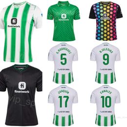 Real Betis Soccer Jerseys 23 24 Club 12 WILLIAN 9 IGLESIAS 10 PEREZ 22 ISCO 21 ROCA 5 RODRIGUEZ 17 SANCHEZ 6 PEZZELLA 18 GUARDADO 20 ABNER Football Shirt Kits FC Team