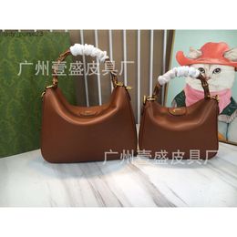 Bag Handbag Box Kucci 2023 Spring/summer Purse New Bamboo Joint Fashion Simple Women One Shoulder Oblique Straddle Lunch Classic Bags 746251 1F1O