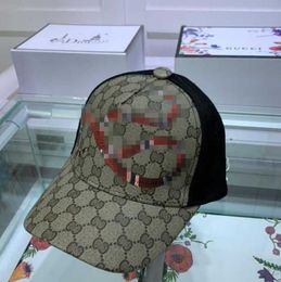 Luxury Designer tiger animal hat embroidered snake men's brand men's and women's baseball cap 2023 a5