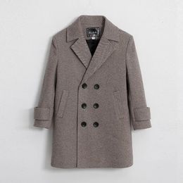 재킷 소년 소녀 겨울 두꺼운 따뜻한 양모 코트 어린이 바람 방전 야외 긴 재킷 아이