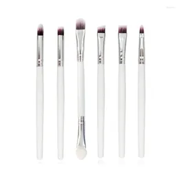 Makeup Brushes Sdatter 6pcs/set Eye Various Sizes Of Fibre Hair Shadow Professional Tools