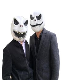 The Nightmare Before Christmas Jack Skellington Cosplay Mask Full Head Masks Latex Cartoon Carnival XMAS Party Costume Props 200926322886