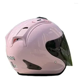 Motorcycle Helmets Summer Season Racing Open Face Helmet Kids DOT Approved Women Pink Colour Half Casco Casque Capacete