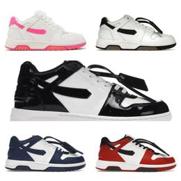 Top Brand Out of Office Sneakers Shoes Offes White Low Top Suede & Leather Platform Trainer Breathable Casual Sport Shoe Party Dress Couple Skateboard Walking Design