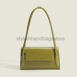 Shoulder Bags 2023 Mild simple grade solid color Versatile Styled Square Bag Women's Soulder Bagstylishhandbagsstore
