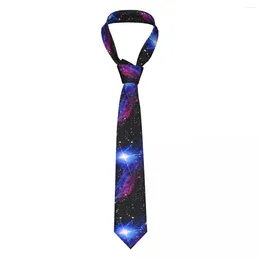 Bow Ties Galaxy Fantasy Nebula Star Neckties Unisex Polyester 8 Cm Universe Space Sky Neck Tie Mens Casual Classic Accessories