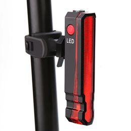 Bike Lights Folding Laser LED Bicycle Lamp Front and Rear Safety Warning Bicycle Lamp USB Charging Tail Lamp IPX5 Waterproof Bicycle Lamp 231027