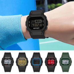 Wristwatches Men Electronic Watch Waterproof Multifunctional Sport Mountaineering With Night Light Accurate Time For Tpu Strap