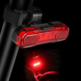 Bike Lights Bicycle taillights USB charging flash headlights high visibility bicycles 231027