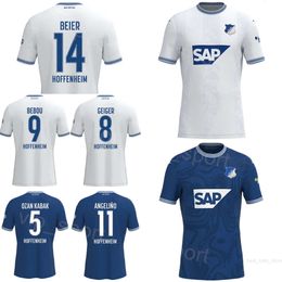 23-24 Club Soccer TSG Hoffenheim 6 Grischa Promel Jerseys 29 Kevin Vogt 16 Anton Stach 27 Andrej Kramaric 14 Maximilian Beier 1 Oliver Baumann Football Shirt Kits