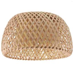 Pendant Lamps Weaving Lampshade Bamboo Ceiling Light Shade Lamp Hanging For