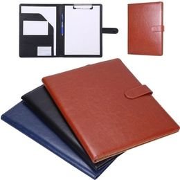 Filing Supplies Multifunctional A4 Conference Folder Business Stationery Folder Leather Contract File Folders Bill Organiser Document Holder 231026