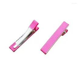 Hair Accessories Slide Alligator Clips 4CM Hairclip Hairpins For Women Girl Bows Flower Ribbon Lined Tooth Headwear FJ3209