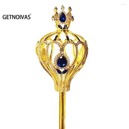 Hair Clips Magic Party Wand Scepter Rhinestones Wedding Handheld Prop Decoration Crafts Princess Jewelry SL