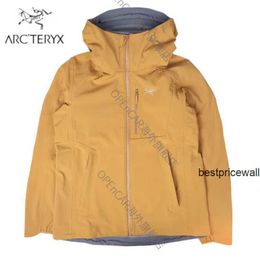 Designer Arcterys Jackets Authentic Arc Womens Coats ARCTERYS Soft Shell Charge Coat Womens Arcterys Gamma Heavyweight MX Windproof 7270 Yukon Yukon Yellow 23 HBCV