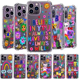 Cell Phone Cases IPhone 15 14 12 11 Pro X XS XR Max 7 8 Plus SE 2022 Mini Color Printing Soft TPU Back Cover 231026