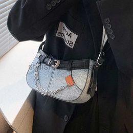 Shoulder Bags Denim Women's Messenger Bag Luxury Designer Women's Bag 2023 Fashion Women's Cross Bagstylishhandbagsstore