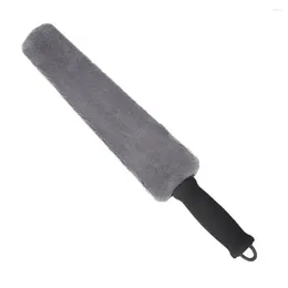 Car Sponge Cleaning Brush With Handle Automotive AC Vent Detailing Duster Interior Exterior No Scratch Cleaner For Air Ve