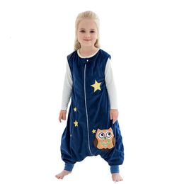 Pyjamas Kids Blanket Sleepers Baby Boys Jumpsuits Girls Cartoon Kigurumi Onesie Clothes Children Flannel Pyjamas Baby Sleeping Bag Child 231026