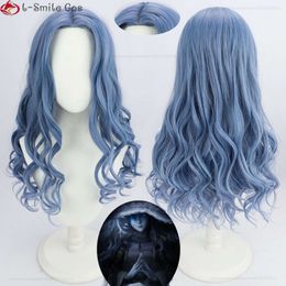 Catsuit Costumes Cosplay Game Elden Ring Ranni Wigs Long Simulation Scalp Heat Resistant Synthetic Hair Anime Halloween + Wig Cap