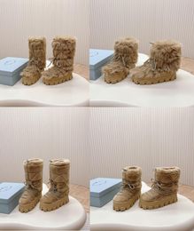 Boots Best Fashion Women 2023 Winter European American Space Wool Moon Footwear Snow Plush Thermal Shoes